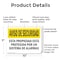 Signmission Facility Protected By Alarm Spanish OSHA Security Notice Sign, Plastic, 10in W x 7in L, 2PK OS-2PACK-SN-P-710-L-11539 - alternate 4